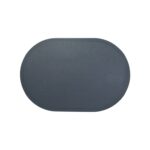 Mantel ovalado individual de cuero mate 30x45 cm - Imagen 8