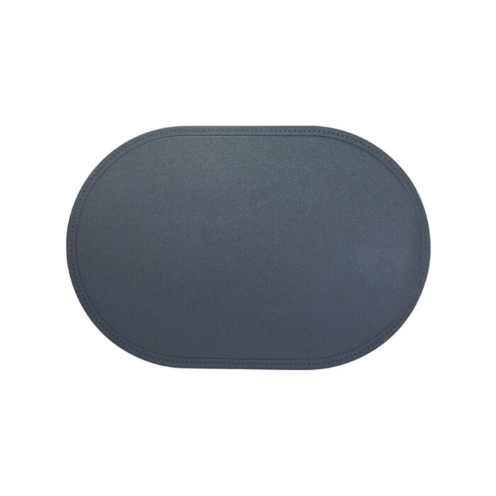 035984-7 Mantel ovalado individual de cuero mate 30x45 cm - Imagen 8