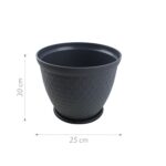 FW-6211C Maceta de plastico 30 x 25 cm - Imagen 2