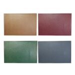 Individual rectangular de cuerina suave 30x45 cm 1 unidad