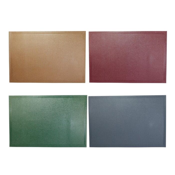 Individual rectangular de cuerina suave 30x45 cm 1 unidad - Imagen 1