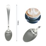Cucharon grande para cafe con mango redondo 6PCS 12.5 - Imagen 3