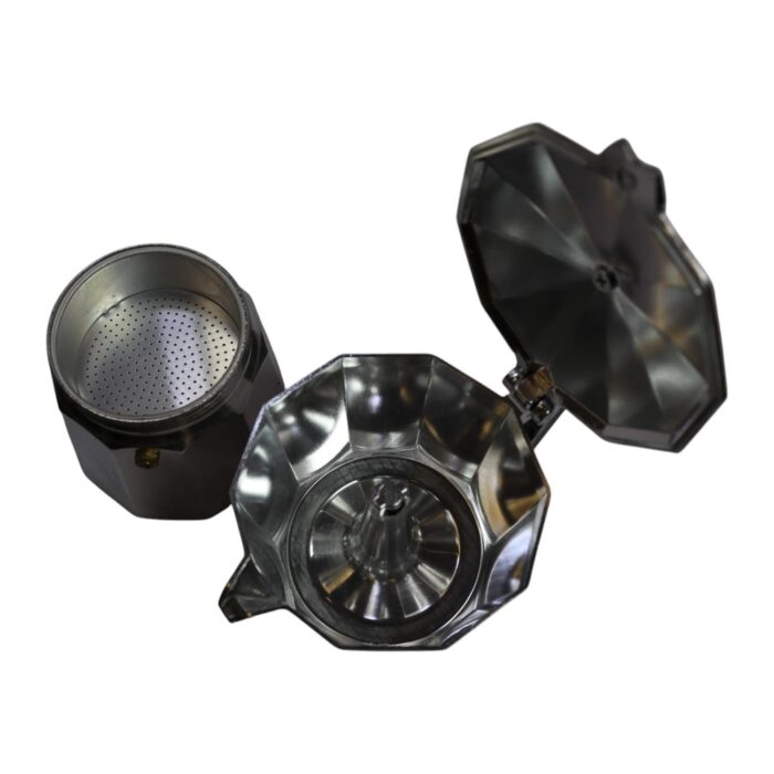 Cafetera aluminio clásica italiana (9 tazas) - Imagen 4