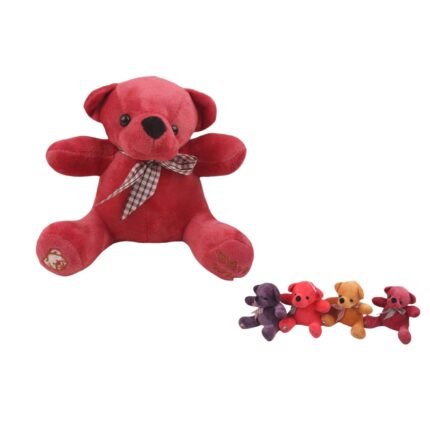 Oso de peluche con patas decoradas 18 cm