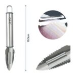 Escama de pescado con mango ovalado 19.3X2.3CM - Imagen 3