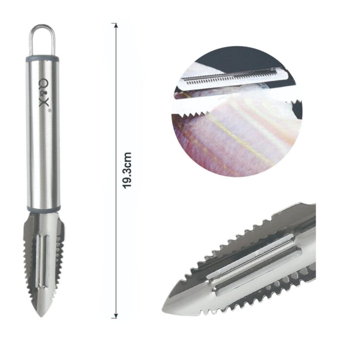 Escama de pescado con mango ovalado 19.3X2.3CM - Imagen 3