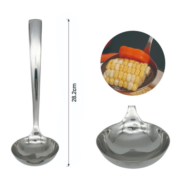 0b454224-c1ef-4aa0-a59b-f4517fa208a0.jpg Cucharon grande para sopa con mango cuadrado 1PC - Imagen 2
