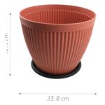 TW-430C Maceta de plastico 42.5 x 35.8 cm - Imagen 2