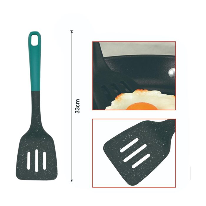 0e2f1921-5fc6-4bb4-b638-b56aa2eb5e74.jpg Espátula de plástico con diseño de puntos grises - Imagen 2