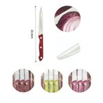 Juego de 6 cuchillos universales con mango de colores - Imagen 3