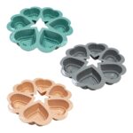 Molde de silicona diseño 6 corazones - 25×4.5 cm