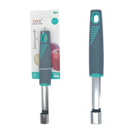 Descorazonador de frutas MJ-H017A con mango ergonómico en color gris