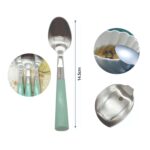 Juego de 3 cucharas pequenas con mango inclinado - Imagen 3