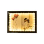 Marco de fotos horizontal Matrimonio 15x20cm (luz LED USB) - Imagen 6
