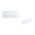 2 Filas, 6 Compartimentos 123456 Pastillero 13x5x1.5Cm