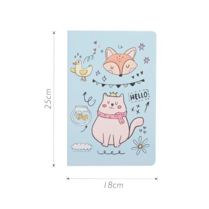 Cuaderno con costura 25 x 18 cm