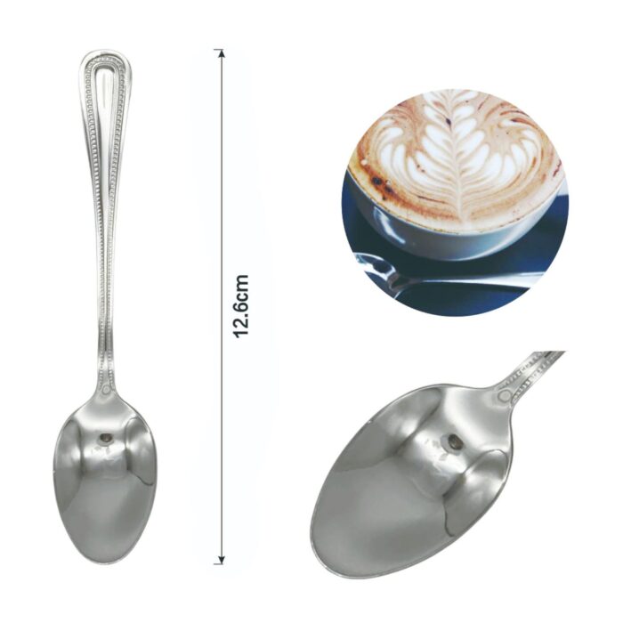 Cucharon grande para cafe con diseno de puntos 6PCS 12.5 - Imagen 2