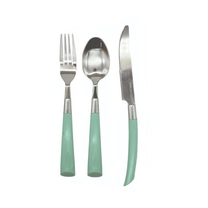 1c9218c4-8866-4664-886e-881a8bb3aff6.jpg Juego de 3 tenedores, cuchillos y cucharas con mango inclinado - Imagen 2