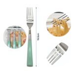 Juego de 3 tenedores grandes con mango inclinado - Imagen 3