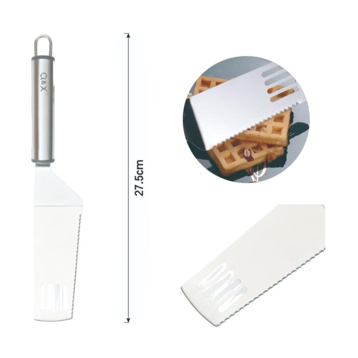 Espatula para torta con dientes con mango ovalado 27.5X4.8CM - Imagen 3