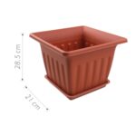 Maceta plastico 28.5 x 21 cm - Imagen 2