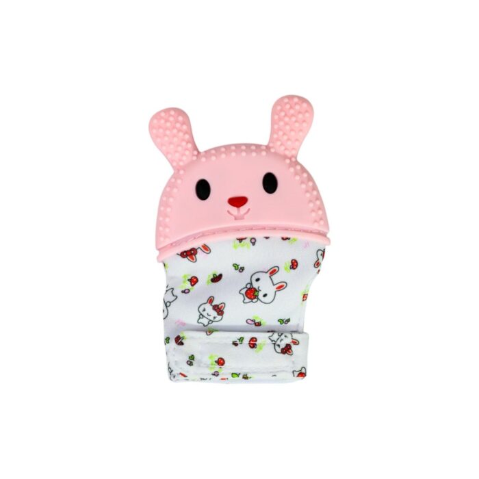 23cf5b02-4222-419f-9118-75f7439b34ef.jpg Guantes mordedores para bebé con textura de silicona y diseño conejo - Imagen 4