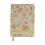 Cuaderno flores de tapa dura 14.5 x 10.5 cm - Imagen 2