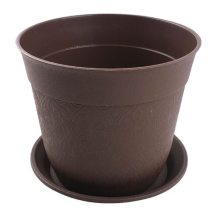 ZY132 Maceta de plastico 25 x 21.5 cm