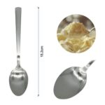 Cucharon para postre con mango cuadrado 6PCS - Imagen 2