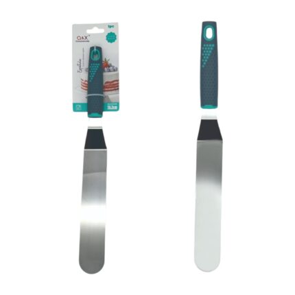 Espátula larga de control con mango plástico gris (25.4 cm)