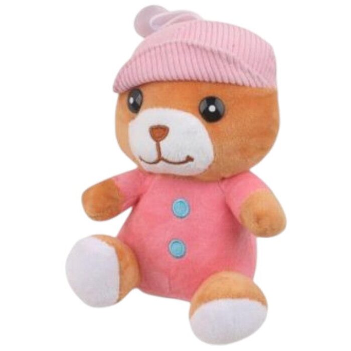 31aa2d00-3902-4f46-b82b-5aac57833334-1.jpg Oso de peluche invernal con gorro 18 cm - Imagen 3