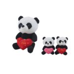 Panda amoroso de 18 cm
