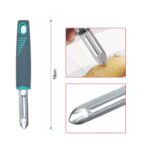 Rallador MJ-H033A de línea única con mango plástico gris para rallado eficiente - Imagen 2