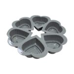 Molde de silicona diseño 6 corazones - 25×4.5 cm - Imagen 2