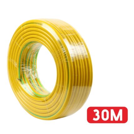 Manguera De Agua Para Jardín Tira Amarilla Y Verde 1/2Pvc 30M