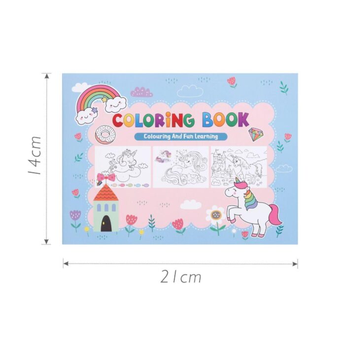 TS12393A5-1-4 - Cuaderno para colorear 21x14 cm (horizontal) - Imagen 1