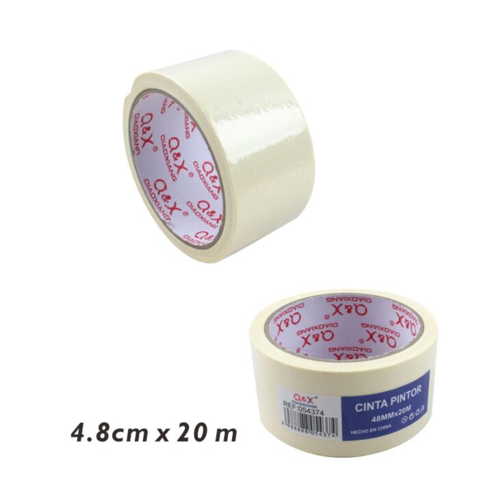 3c1f799b-791d-4d53-9f3a-2d518438b23c.jpg Cinta adhesiva masking tape 4.8 cm x 20 m para manualidades y bricolaje - Imagen 2
