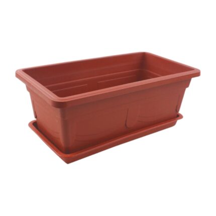 Maceta plastico 35 x 19.5 x 13.5 cm
