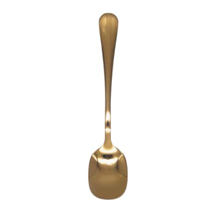 Cucharon para helado con mango redondo de oro rosa 3PCS