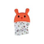 Guantes mordedores para bebé con textura de silicona y diseño conejo - Imagen 2