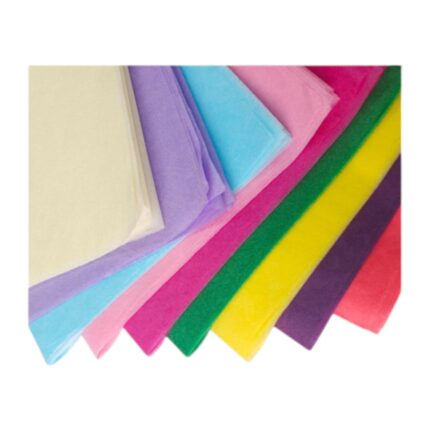 Papel TISSUE 20x26cm 9 colores
