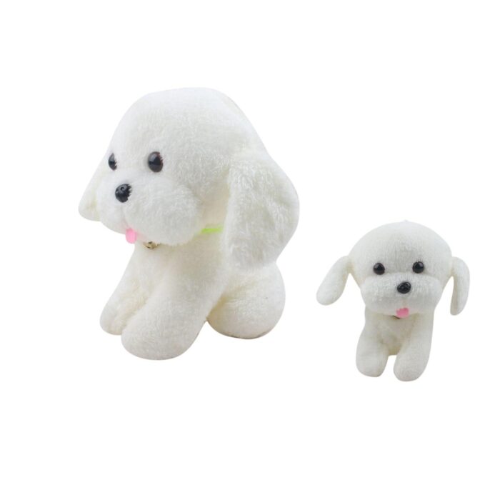 Peluche de perro sonriente 25 cm - Imagen 1