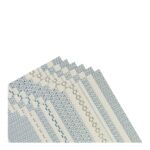 Set de 6 Individuales Rectangulares Zigzag con Acabado en Hilo Plateado (30x45 cm) - Imagen 11