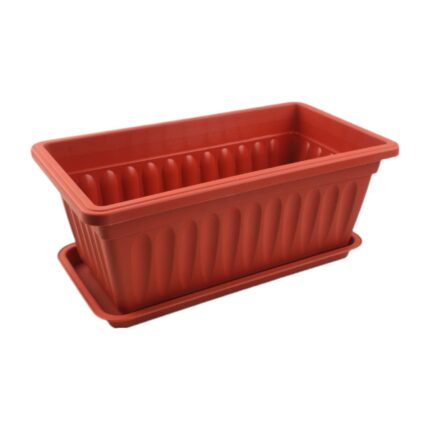 Maceta plastico 43.5 x 19 x 13.5 cm