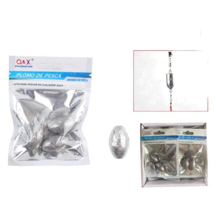 Colgante De Plomo Oliva 40G 3Pcs - Imagen 1