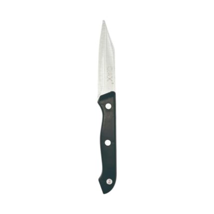 Juego de 2 cuchillos para frutas con mango negro