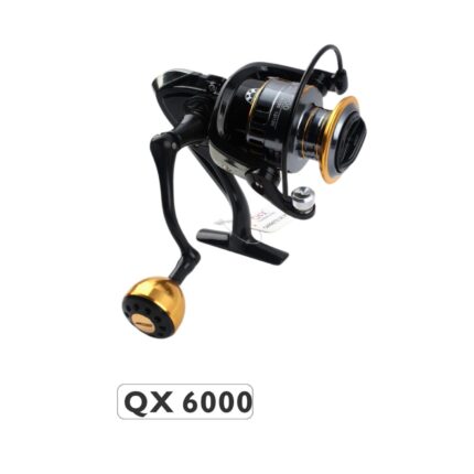 Carrete de pesca metálico QX6000 (versión estándar/con mango de plástico)