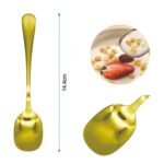 Cucharon para helado con mango redondo dorado 3PCS - Imagen 2