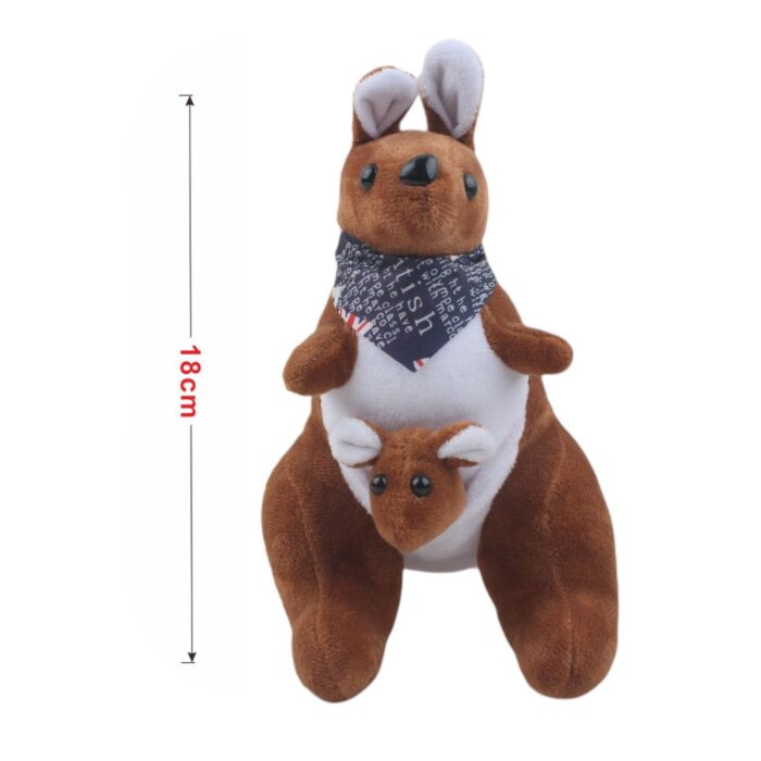 Peluche de Canguro con Cría de 18 cm - Imagen 2