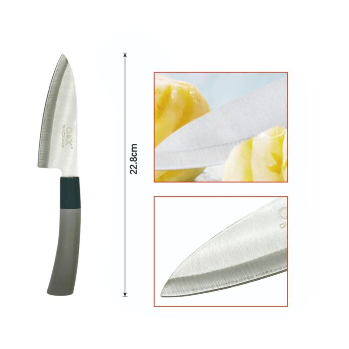Cuchillo chef compacto con mango ergonómico (12.7 cm) - Imagen 2